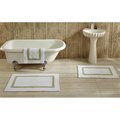 Better Trends Better Trends BAHO2440WHSA Hotel Collection Bathrug; White & Sage - 24 x 40 in. Set of 2 BAHO2440WHSA